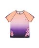 Deux Par Deux Deux par Deux Girls' Athletic Short Sleeve Top Gradient - 1