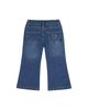 Deux Par Deux Deux par Deux Girls' Boot Leg Heart Applique Embroidered Jeans - 2