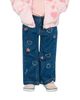 Deux Par Deux Deux par Deux Girls' Boot Leg Heart Applique Embroidered Jeans - 3
