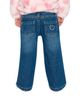 Deux Par Deux Deux par Deux Girls' Boot Leg Heart Applique Embroidered Jeans - 4