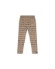 Deux Par Deux Deux par Deux Girls' Bow Tie Jacquard Elastic Waist Treggings - 1