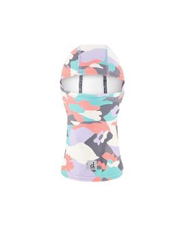 Deux Par Deux Deux par Deux Girls' Camouflage Brushed Jersey Reflective Stretch Balaclava