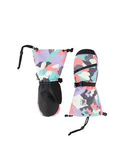 Deux Par Deux Deux par Deux Girls' Camouflage Teknik Waterproof Cordura Reinforced Winter Mittens
