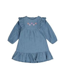 Deux Par Deux Deux par Deux Girls' Chambray Dress Denim