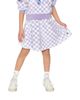 Deux Par Deux Deux par Deux Girls' Checkered Faux Fur A-Line Skirt - 4