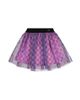 Deux Par Deux Deux par Deux Girls' Checkered Mesh A-Line Skirt - 1