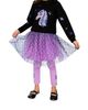 Deux Par Deux Deux par Deux Girls' Checkered Mesh A-Line Skirt - 4