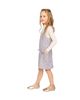 Deux Par Deux Deux par Deux Girls' Checkered Panel Zip Front Side Pocket Jumper - 5
