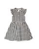 Deux Par Deux Deux par Deux Girls' Classic Sleeveless Gingham Button Down Dress - 1
