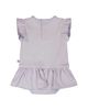Deux Par Deux Deux par Deux Girls' Cotton Rib Jersey Romper with Frill - 2
