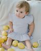 Deux Par Deux Deux par Deux Girls' Cotton Rib Jersey Romper with Frill - 4