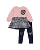 Deux Par Deux Deux par Deux Girls' Cozy Hearts Tunic and Leggings Set - 1