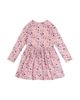Deux Par Deux Deux par Deux Girls' Daisies Long Raglan Sleeve Dress with Patch Pockets - 2