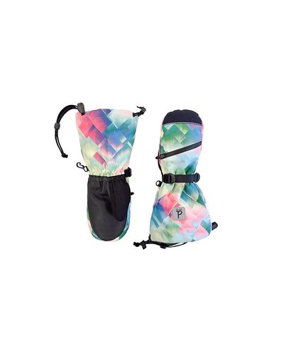 Deux Par Deux Deux par Deux Girls' Diamond Teknik Waterproof Cordura Reinforced Winter Mittens
