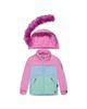 Deux Par Deux Deux par Deux Girls' Discover Fleece Colorblock Jacket Snow Pants Two Piece Snowsuit - 3