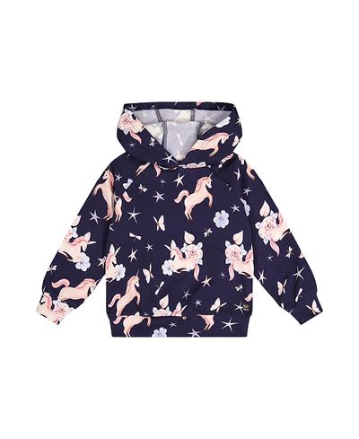 Deux Par Deux Deux par Deux Girls' Elastic Cuffs Gummy Bears Raglan Sleeves Hoodie