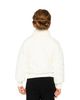 Deux Par Deux Deux par Deux Girls' Faux Fur Jacquard Zip Ribbed Cuff Jacket - 5