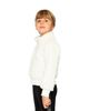 Deux Par Deux Deux par Deux Girls' Faux Fur Jacquard Zip Ribbed Cuff Jacket - 6