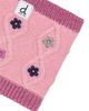 Deux Par Deux Deux par Deux Girls' Floral Embroidered Fleece-Lined Knit Neckwarmer - 3