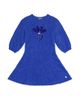 Deux Par Deux Deux par Deux Girls' Floral Jacquard Sequin Pleated Knitted Dress - 1