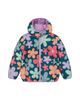 Deux Par Deux Deux par Deux Girls' Floral Quilted Hooded Zip Pocket Mid-Season Jacket - 1