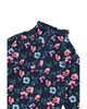 Deux Par Deux Deux par Deux Girls' Floral Two Piece Brushed Half-Zip Top & Pants Thermal Underwear - 3