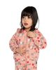 Deux Par Deux Deux par Deux Girls' French Terry Cat Hooded Zip Cardigan - 4