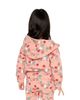 Deux Par Deux Deux par Deux Girls' French Terry Cat Hooded Zip Cardigan - 6