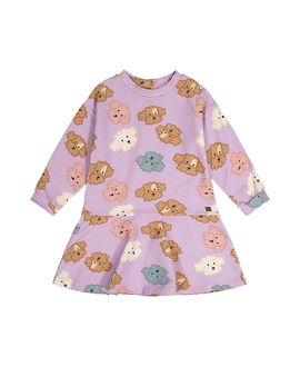 Deux Par Deux Deux par Deux Girls' French Terry Drop Waist Flowy Skirt Dress