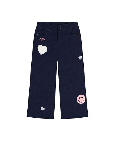 Deux Par Deux Deux par Deux Girls' French Terry Playful Relaxed Sparkle Pant