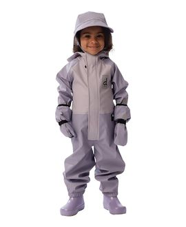 Deux Par Deux Deux par Deux Girls' Full-Zip One Piece Hooded Rain