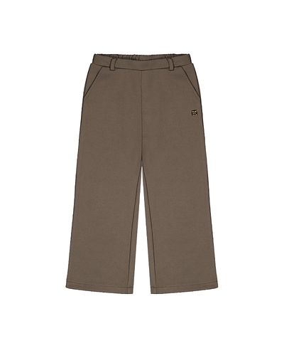 Deux Par Deux Deux par Deux Girls' Gabardine Elastic Waist Flare Pants
