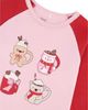 Deux Par Deux Deux par Deux Girls' Gingerbread Organic Cotton Top Pants Two Piece Pajama Set - 6