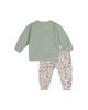 Deux Par Deux Deux par Deux Girls' Heart Organic Cotton Coordinated Pants and Long Sleeve Top Set - 2