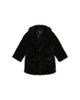 Deux Par Deux Deux par Deux Girls' Heart Textured Faux Fur Button Front Long Coat - 1