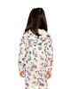 Deux Par Deux Deux par Deux Girls' Hooded Zip Side Pocket French Terry Cardigan - 6