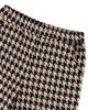 Deux Par Deux Deux par Deux Girls' Houndstooth Jacquard Elastic Waist Flare Pants - 3
