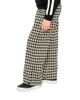 Deux Par Deux Deux par Deux Girls' Houndstooth Jacquard Elastic Waist Flare Pants - 6