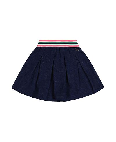 Deux Par Deux Deux par Deux Girls' Ivy Pleated Soft Shimmer French Terry Skirt