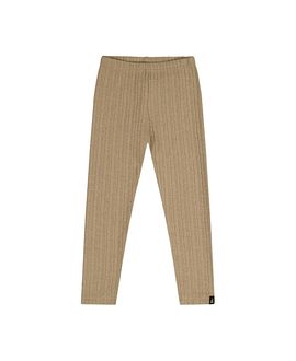 Deux Par Deux Deux par Deux Girls' Jacquard Ribbed Elastic Waist Leggings