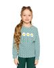 Deux Par Deux Deux par Deux Girls' Jersey Daisy Embroidery Sweater Fit Long Sleeve T-Shirt - 4