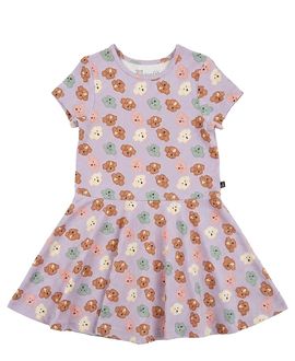Deux Par Deux Deux par Deux Girls' Jersey Drop Waist Flowy Skirt Dress