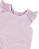 Deux Par Deux Deux par Deux Girls' Jersey Flutter Sleeves Romper - 3