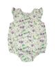 Deux Par Deux Deux par Deux Girls' Jersey Printed Flowers Romper - 1