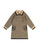 Deux Par Deux Deux par Deux Girls' Knit Collar Honeycomb Floral Embroidery Dress - 1