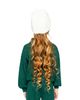 Deux Par Deux Deux par Deux Girls' Knitted Daisy Jacquard Shirt Collar Sweater - 4