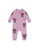 Deux Par Deux Deux par Deux Girls' Knitted Intarsia Heart Flower Button Romper - 1