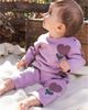 Deux Par Deux Deux par Deux Girls' Knitted Intarsia Heart Flower Button Romper - 4