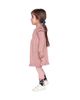 Deux Par Deux Deux par Deux Girls' Knitted Ruffled Shoulder Floral Detail Dress - 6