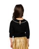 Deux Par Deux Deux par Deux Girls' Lace Detail Crew Neck Ribbed Hem Knitted Sweater - 2